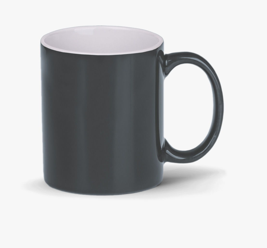 Black ceramic mug MUQ